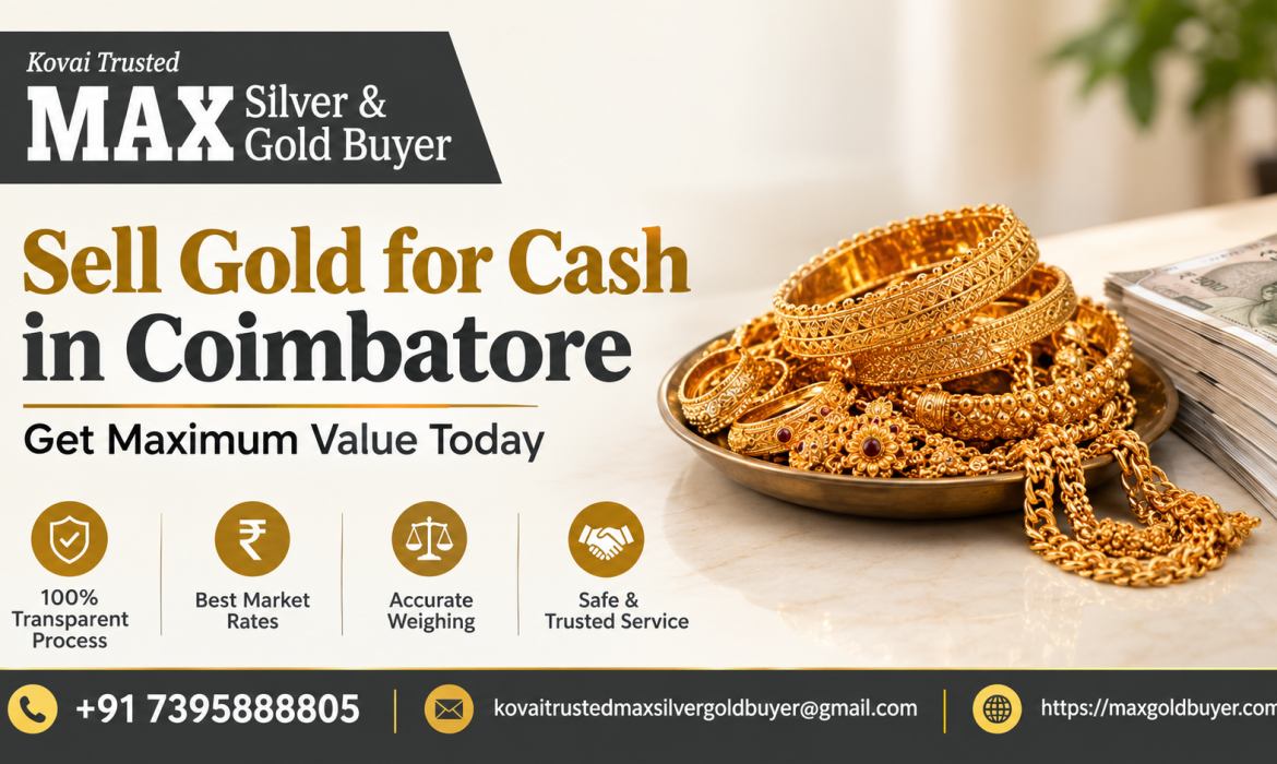 Sell Gold for Cash in Coimbatore